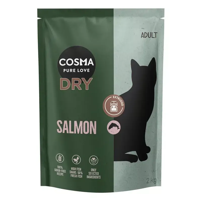 Cosma Extruded torrfoder med lax – 2 kg | Väl omtyckt