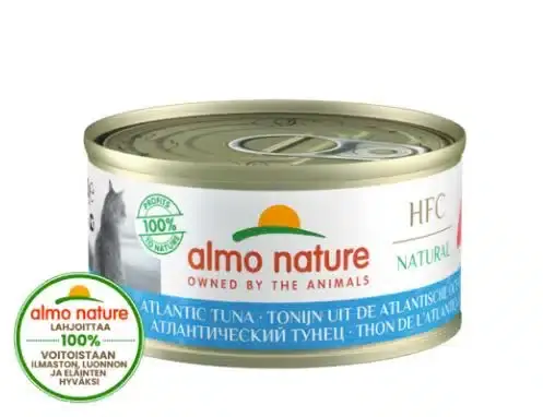 Almo Nature HFC Natural Atlantisk Tonfisk 24 x 70 g våtfoder för katter - Favorit hos kunderna