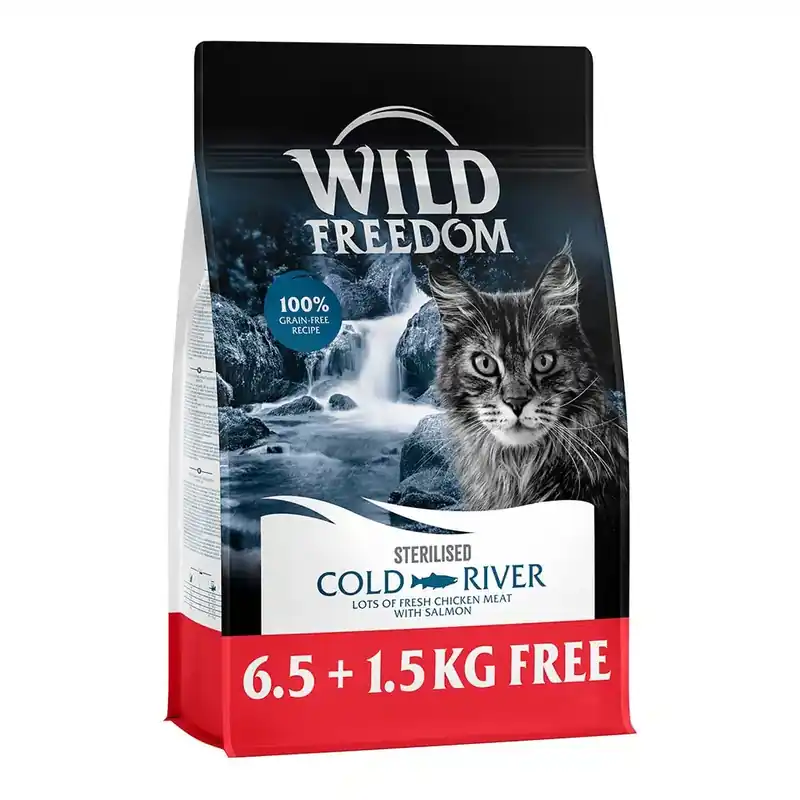 Handla nu | Wild Freedom Sterilised torrfoder – Cold River Sterilised Salmon – 8kg