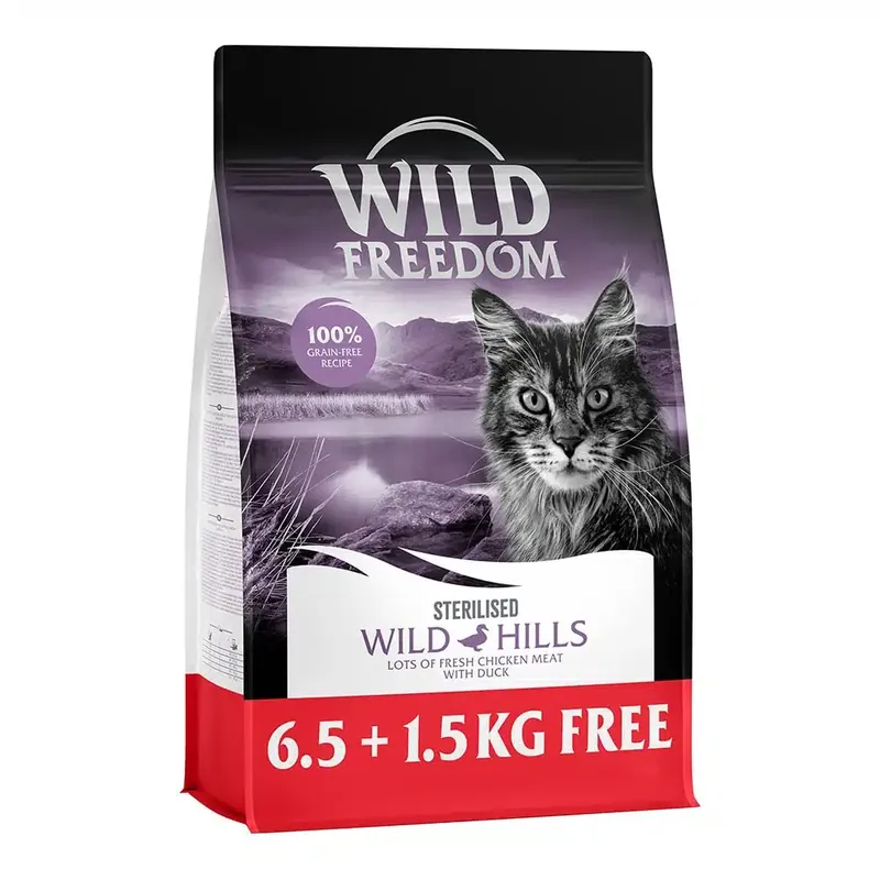 Köp online - Wild Freedom Sterilised torrfoder – Wild Hills Sterilised Duck – 8kg