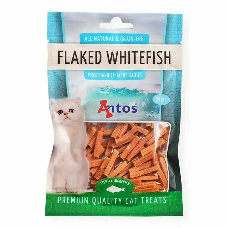 Kattgodis Vitfisk Stavar 50g | Nytt hos oss