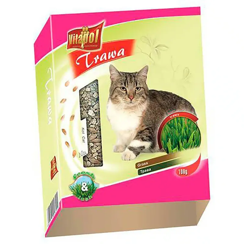Toppkvalitet | Kattgräs Vitapol 100g