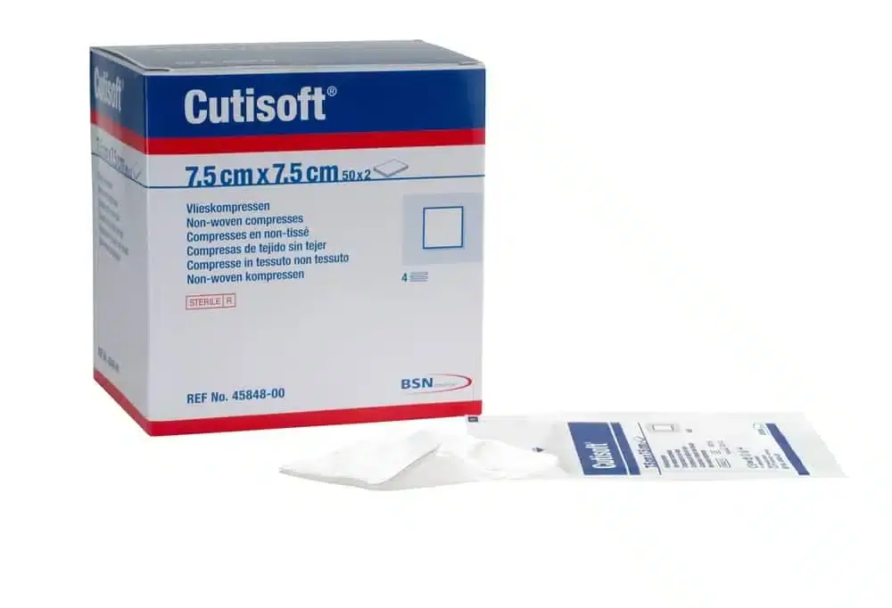 Kompresser BSN Cutisoft Steril 2×50 st 7,5×7,5 cm - Spara nu
