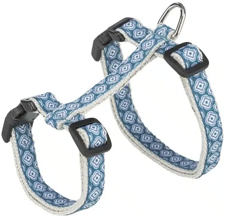 Finns nu - Kattsele & koppel Trixie 27-45 cm/13 mm 1,20 m Grå/blå