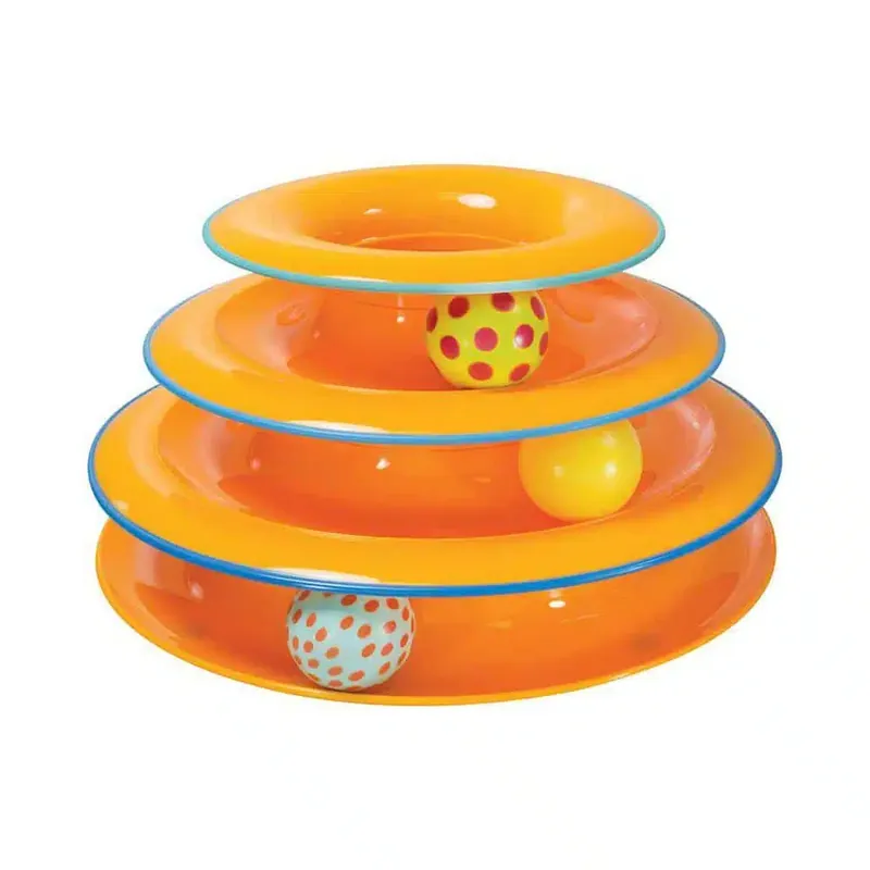 Nyligen tillagt - Petstages Kattleksak Tower Of Tracks 25cm