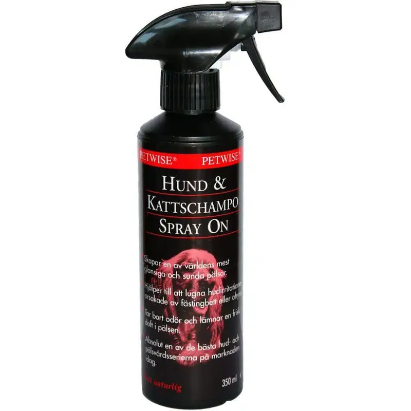 Petwise Spray On Hund & Kattschampo 350ml | Bra pris just nu