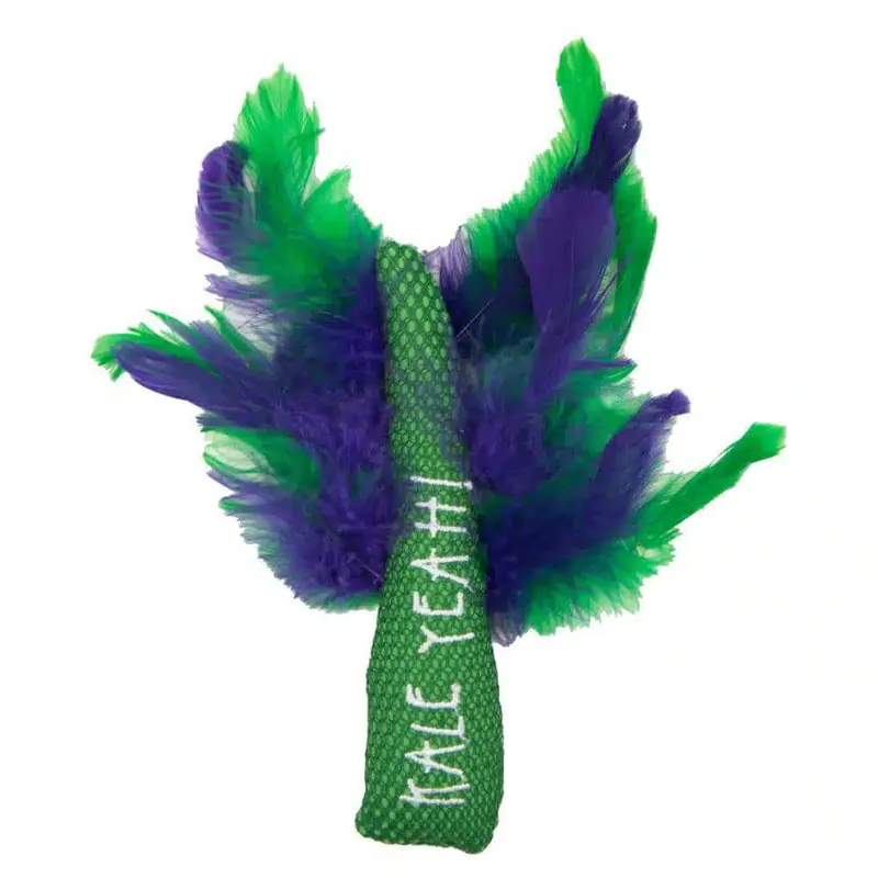 Dagens deal - Petstages Kattleksak Krazy Kale 21cm
