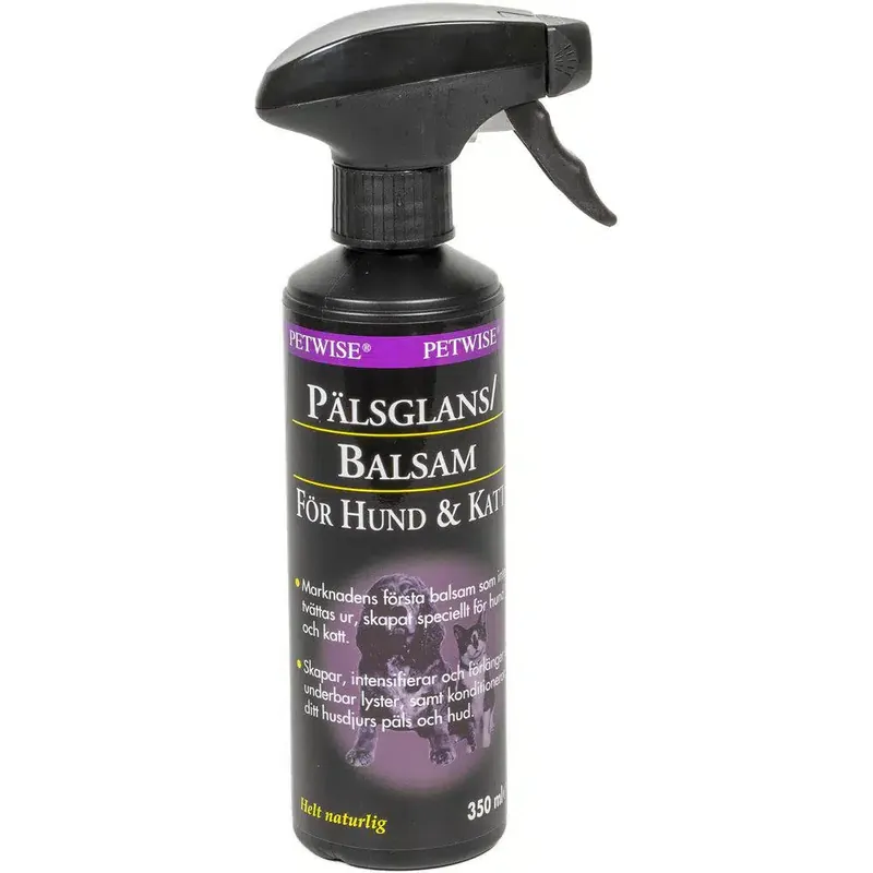 Nytt i sortimentet | Petwise Pälsglans/balsam Hund & Katt 350ml