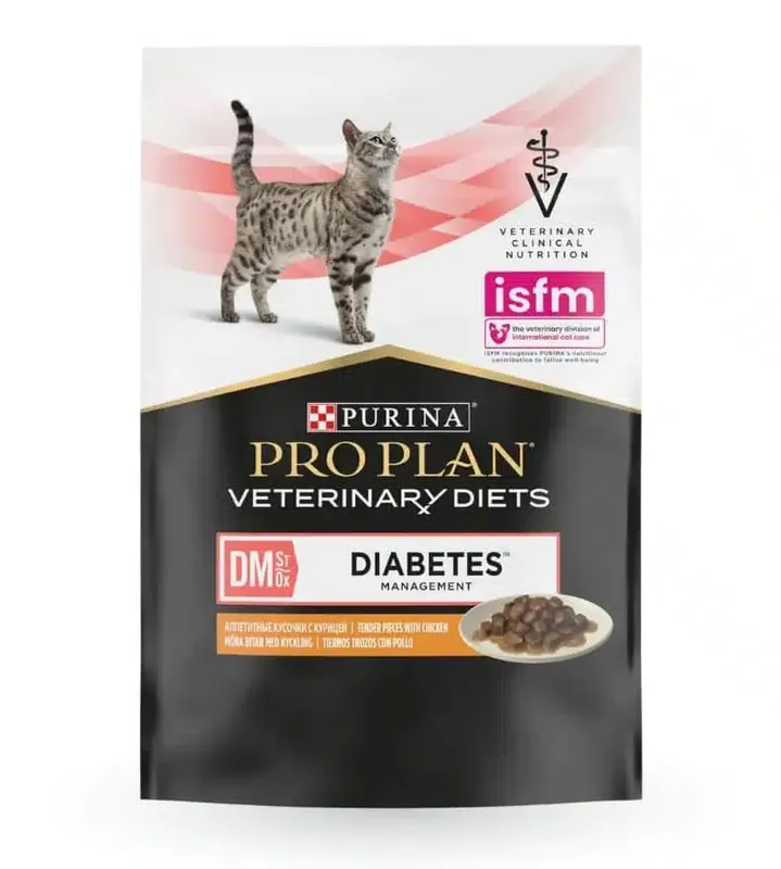 Köp nu - Purina Pro Plan Veterinary Diets DM Diabetes Management Kattfoder 85 g