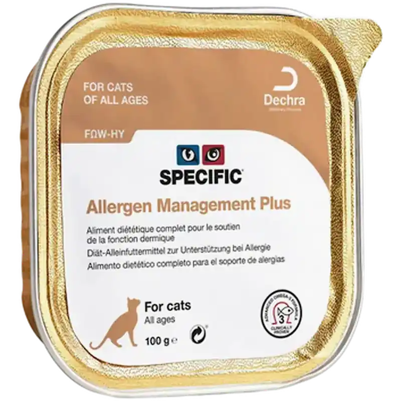 Fynd | Specific FOW-HY Allergen Management Plus för Katt (100g Sample Pack)