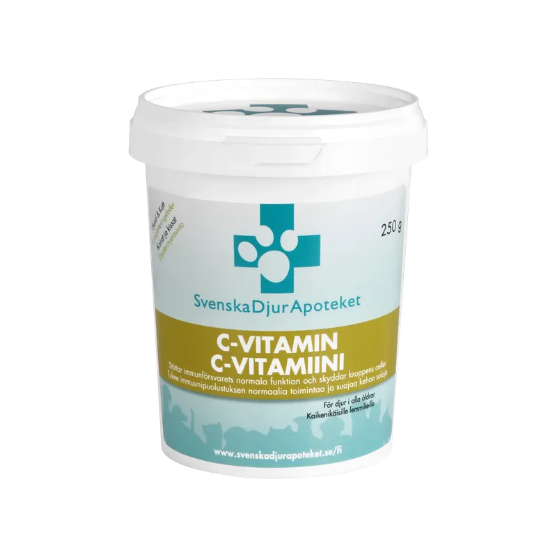 Svenska DjurApoteket C-vitamin hund och katt 250 g - Bara idag