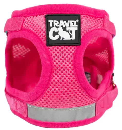 Nästan slut | Travelcat kattsele med koppel Rosa (Large)