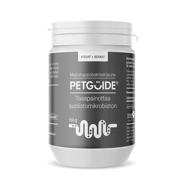 PetGuide probiotiskt tillskott för katt och hund 150 g - Lågt pris
