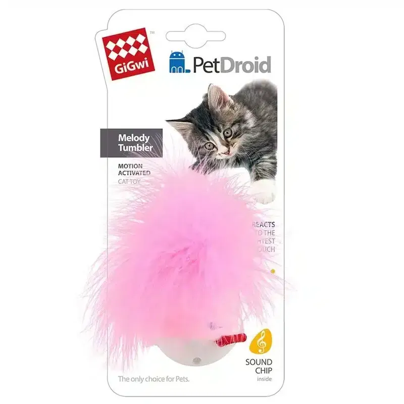 GiGwi Kattleksak Wobble Feather PetDroid - Hög kvalitet
