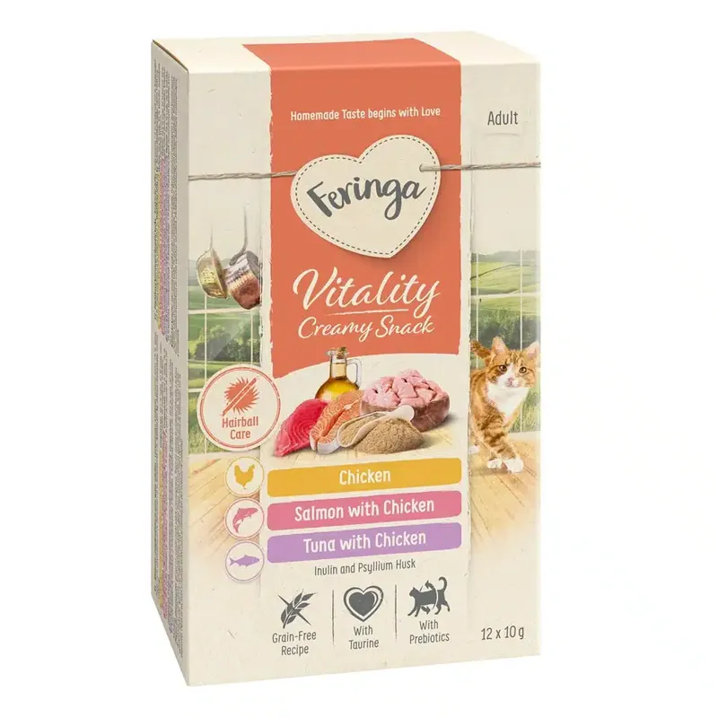 Feringa Vitality Creamy Snacks – Mixa 3 smaker (12 x 10 g) | Populärt just nu