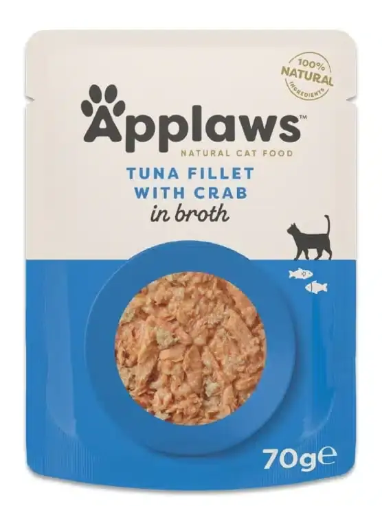 Skynda dig | Applaws Tuna Fillet with Crab 70g
