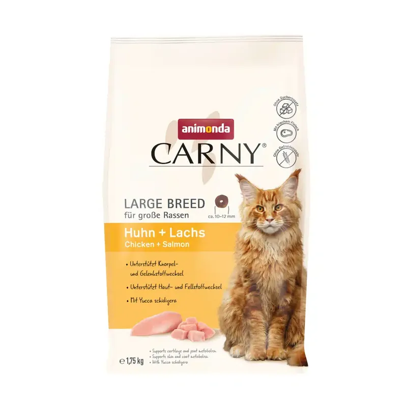 Fyndpris | animonda Carny Large Breed Kyckling & lax – 1,75 kg
