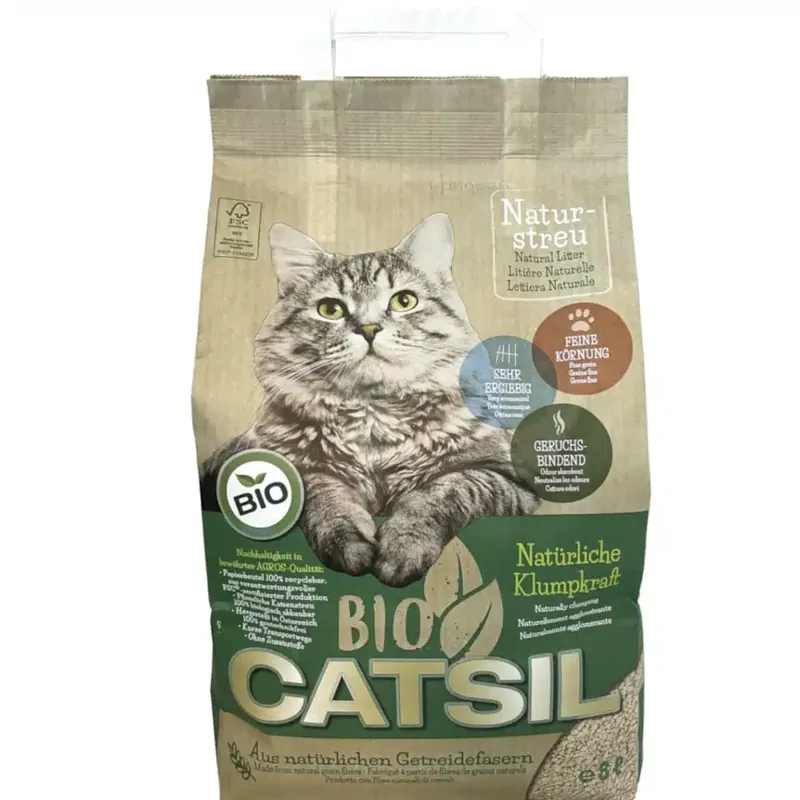 Spara mer | Bio-Catsil kattströ – 20 liter (ca 10,4 kg)