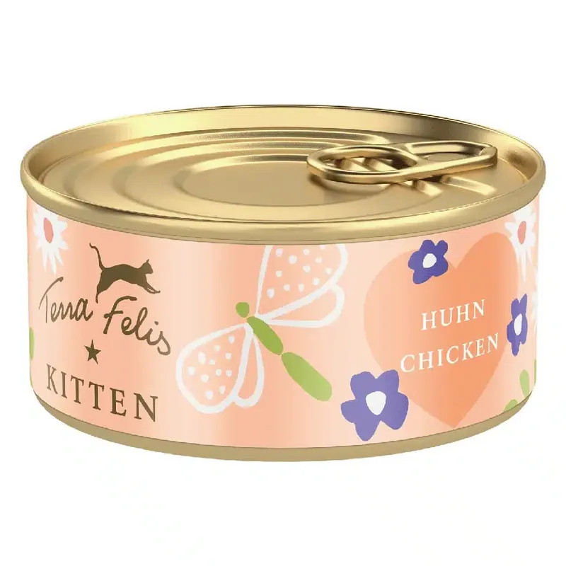 Terra Felis Kitten 18 x 70 g – Kyckling | Snabb frakt