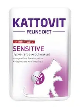 Kattovit Sensitive Kyckling & Anka för katter 24 x 85 g - Snart slut