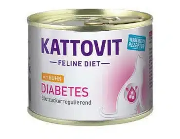 Kattovit Diabetes Kyckling för Katter 12 x 185 g | Beställ direkt