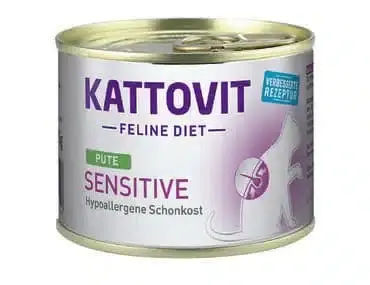 Begränsat lager | Kattovit Sensitive Kalkon för Katter 12 x 185 g