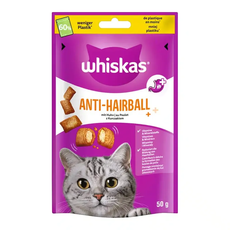 Köp direkt - Whiskas Anti-Hairball – 50 g