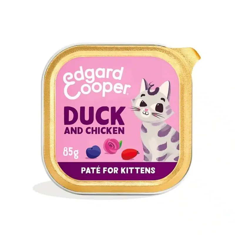 Lågt pris - Edgard & Cooper Cat Kitten Paté Duck/Chicken 85g