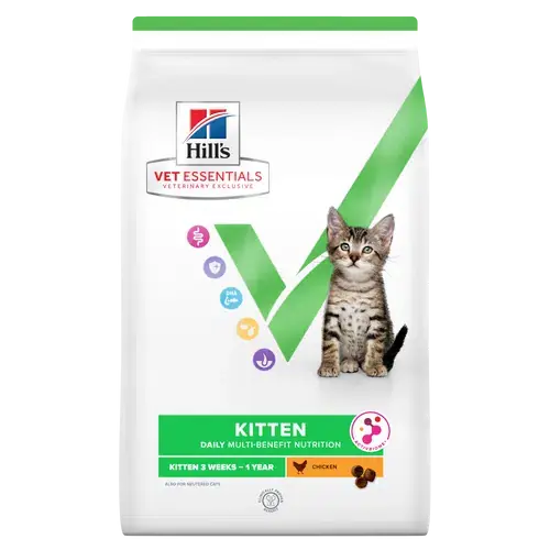 Riktigt fynd | Hill’s Vet Essentials Multi-Benefit Kitten med Kyckling för kattungar 1,5 kg