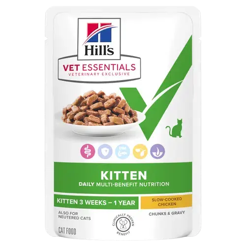 Spara mer - Hill’s Vet Essentials Multi-Benefit Kitten Kyckling för kattungar 85 g
