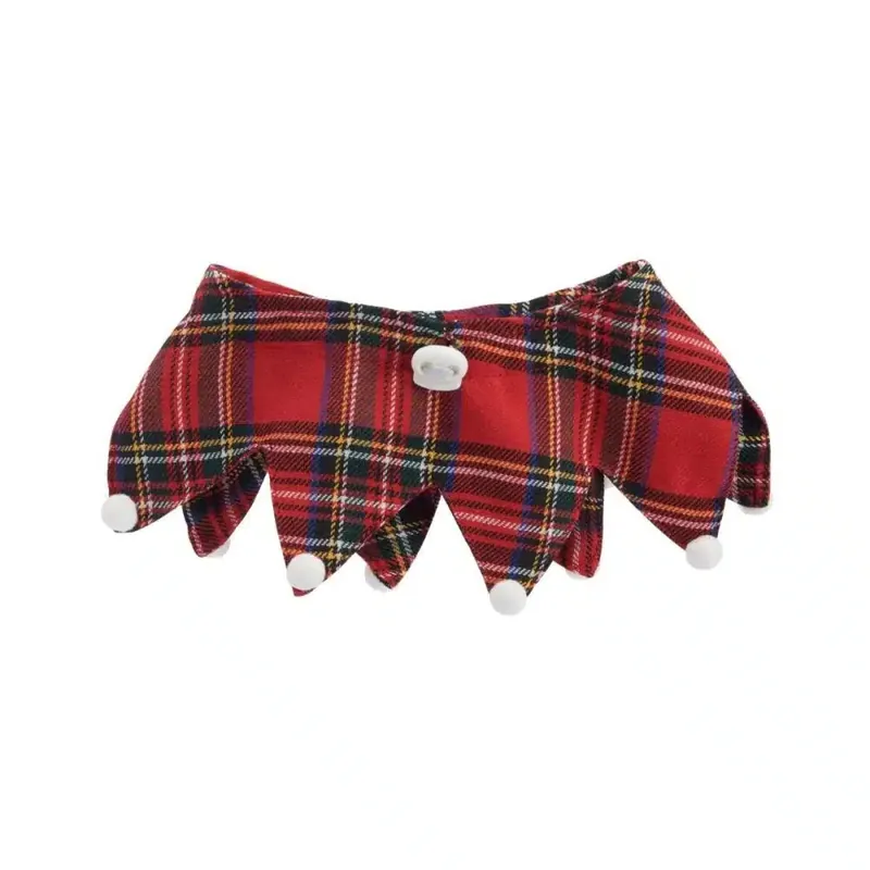 Extra rabatt | Little&Bigger Xmas Rutig Krage till Hund & Katt (m/l)