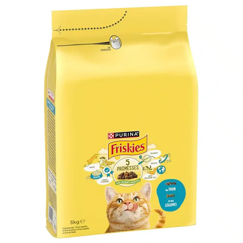 PURINA Friskies Adult tonfisk och grönsaker – 3 kg | Precis inkommet