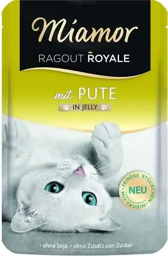 Kampanjen går snart ut - Miamor Ragout Royale i Gelé Kalkon 22 x 100 g för katter