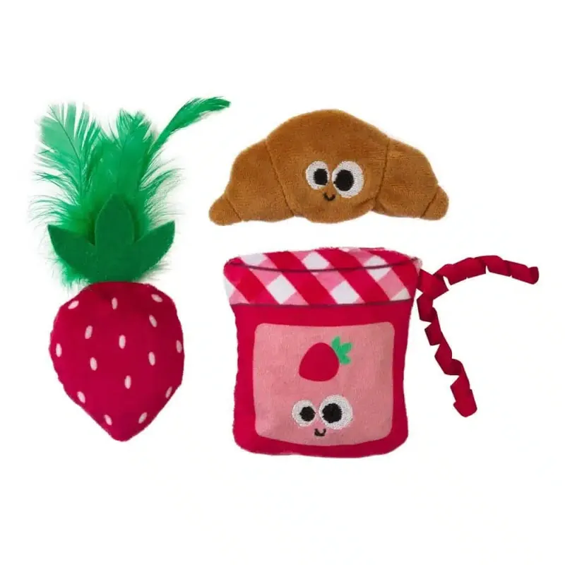 MadCat Kitty Croissant, Jordgubbe & Syltburk 3-pack - Endast ett fåtal kvar