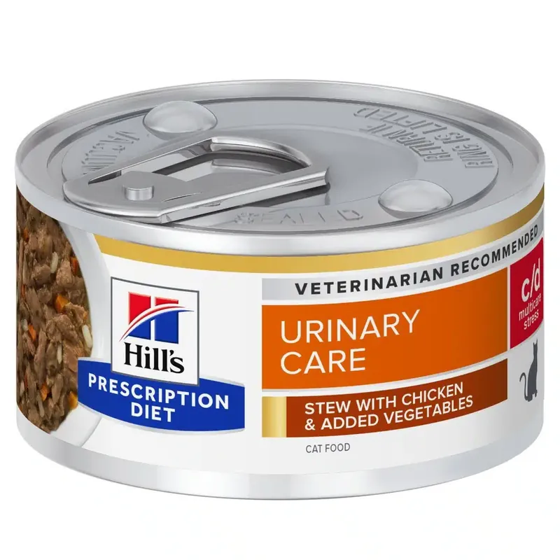 Hill’s Prescription Diet Urinary Care c/d Multicare Stress kattfoder med kyckling och grönsaker 82 x 24 g - Under begränsad tid
