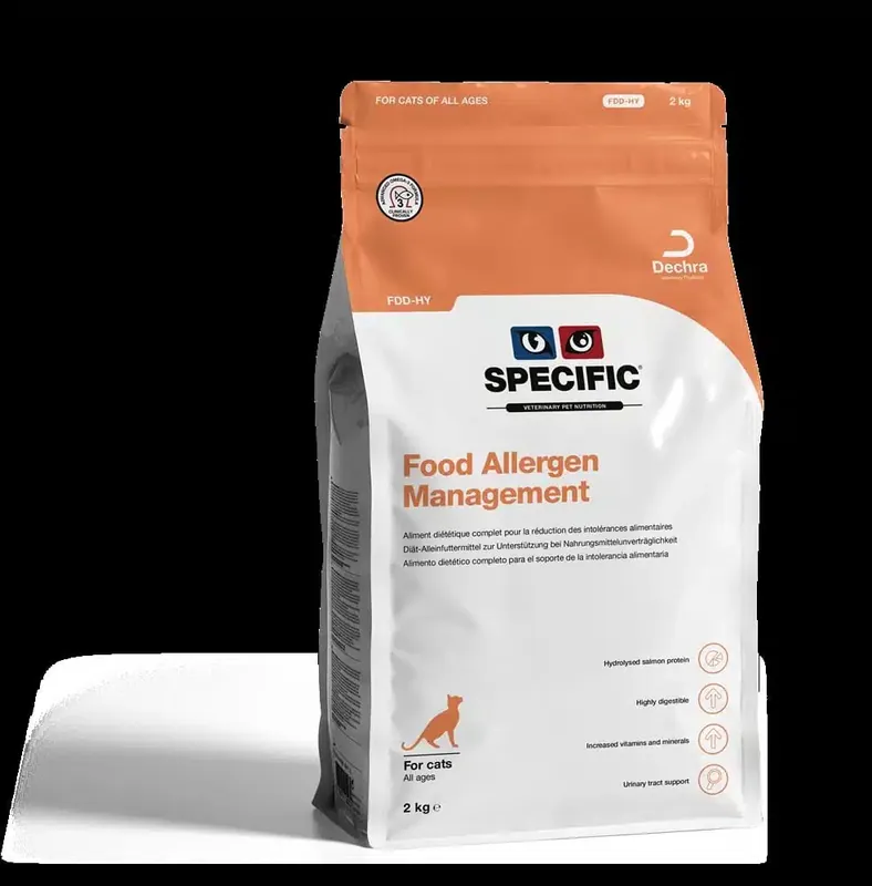 Under begränsad tid | Specific FDD-HY Food Allergen Management Cat 3×2 kg