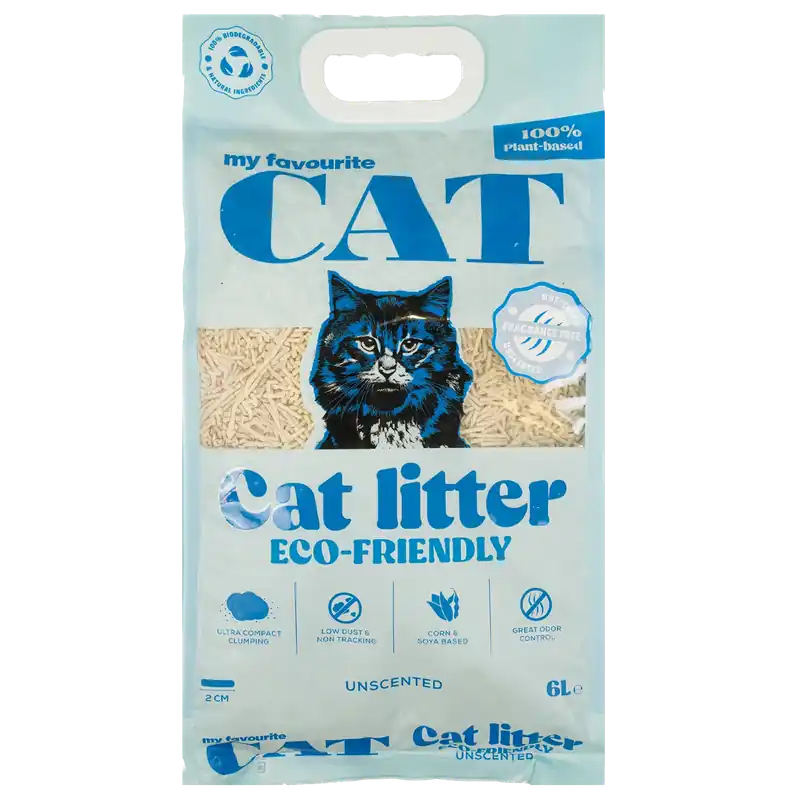 Eco-Friendly Cat Litter 6L – Unscented – My favourite CAT | Rabatt
