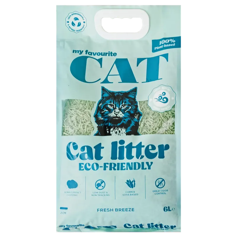 Eco-Friendly Cat Litter 6L – Fresh breeze – My favourite CAT | Nästan slut