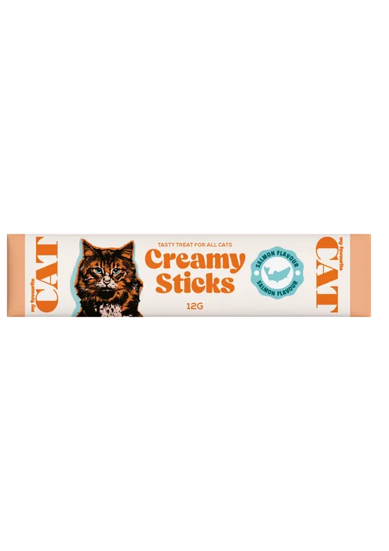 Creamy Sticks – Salmon 7x12g – My favourite CAT | Rabatter