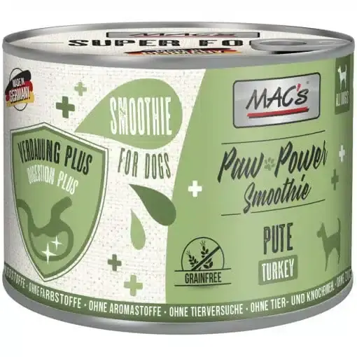 Paw Power Smoothie Kalkon för Hund – 6 x 200 g - Passa på
