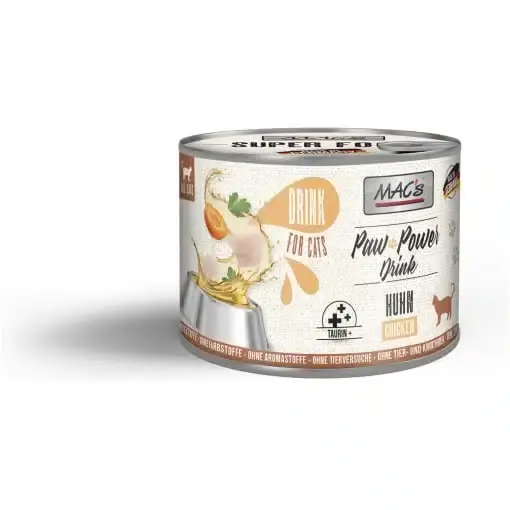 Paw Power Drink Kyckling för Katt – 6 x 200 g - Finns nu