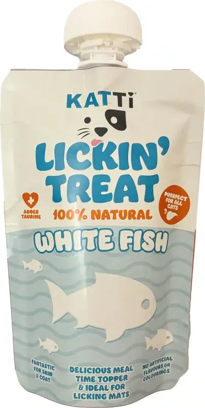 Lickin Treat krämigt Kattgodis med Fisk – 75 g - Nytt i sortimentet