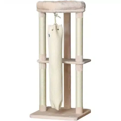 Handla säkert | Klösmöbel med Klättersäck och Liggplats – Beige