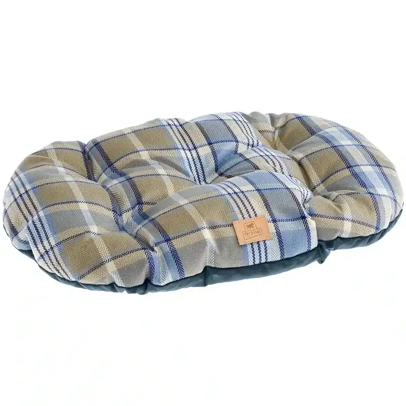 Utförsäljning - Ferplast Scott, blå katt/hundkudde – L 78 x B 50 x H 10,5 cm