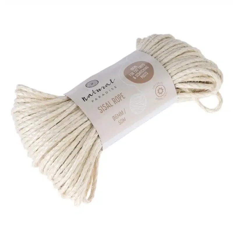 Specialpris - Reservdelar för Natural Paradise – Sisalrep ca Ø 6 mm x 50 m