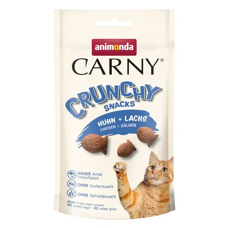 animonda Carny Adult Crunchy – 50 g Kyckling & lax - Sänkt pris