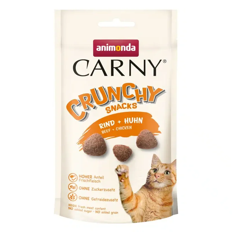 Rekommenderas - animonda Carny Adult Crunchy – 50 g Nötkött & kyckling