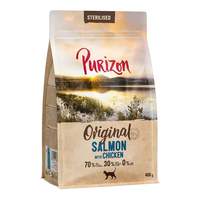 Purizon Sterilised Adult Salmon & Chicken – Grain Free – 100 g | Dagens deal