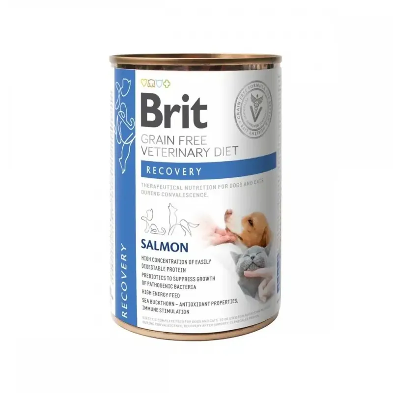 Utförsäljning - Brit Veterinary Diets Dog + Cat Recovery Grain Free 400 g