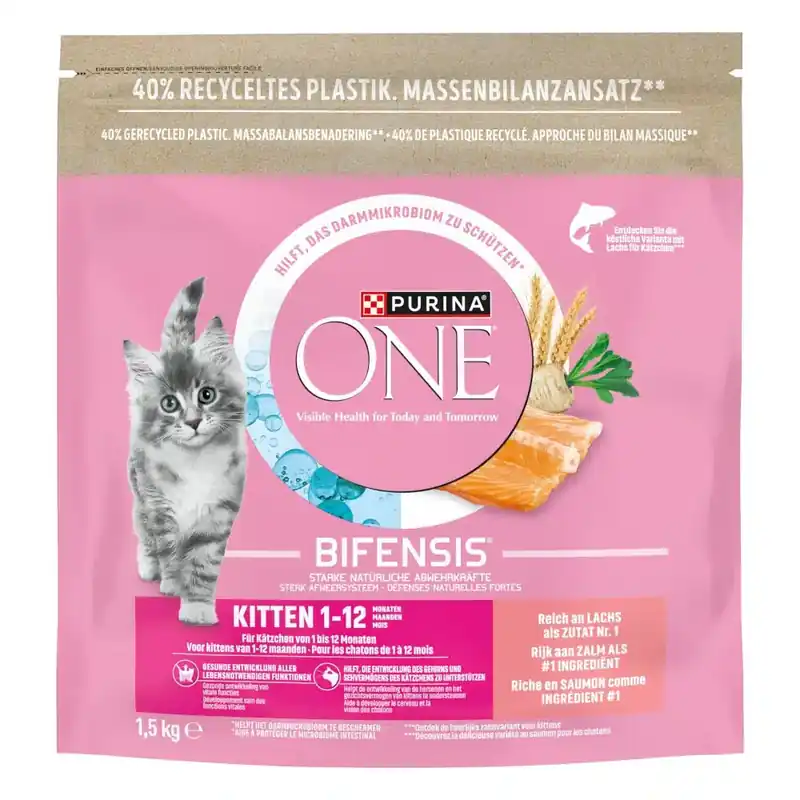 Tidsbegränsat erbjudande | PURINA ONE Junior med lax – 1,5 kg